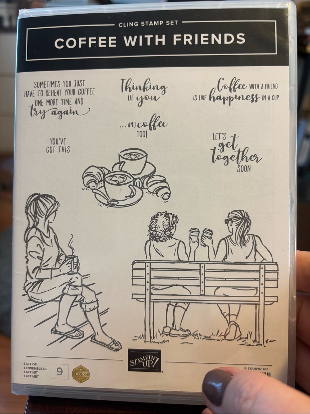 Stampin' Up! Coffee With Friends Cling Stamp Set
